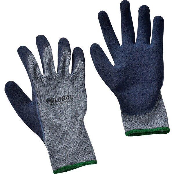 Global Industrial Coated Gloves, Cotton, Polyester, Rubber, Latex, Nitrile, Gray, M 708349M - main